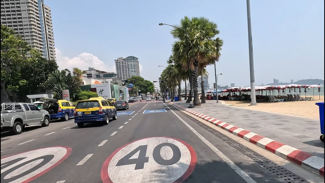 1 HOUR DRIVING IN PATTAYA, #Thailand