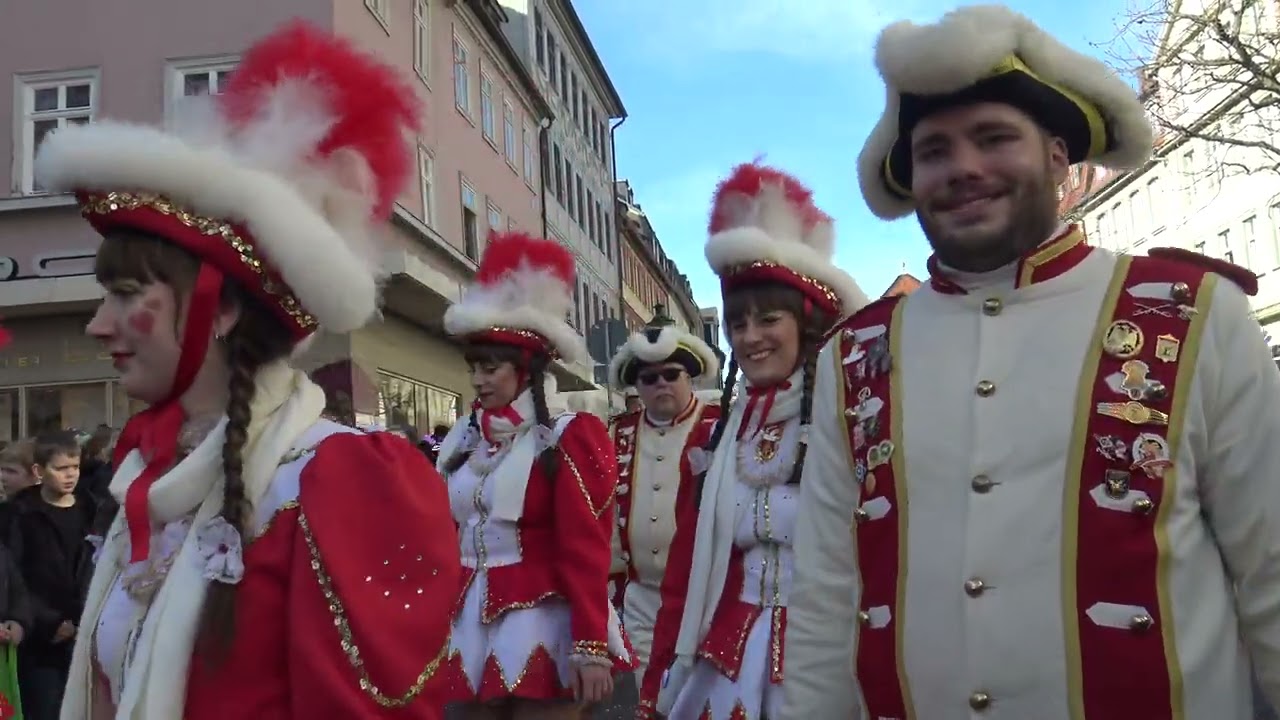 Foaset in Fulda - Rosenmontagszug 2023 - Florengäßner Brunnenzeche