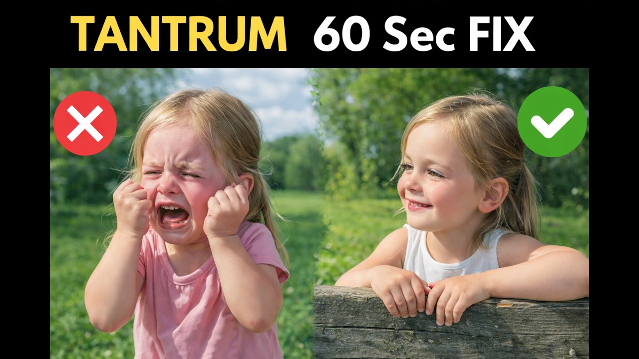 The Korean Technique to Stop Tantrums in 60 Seconds
