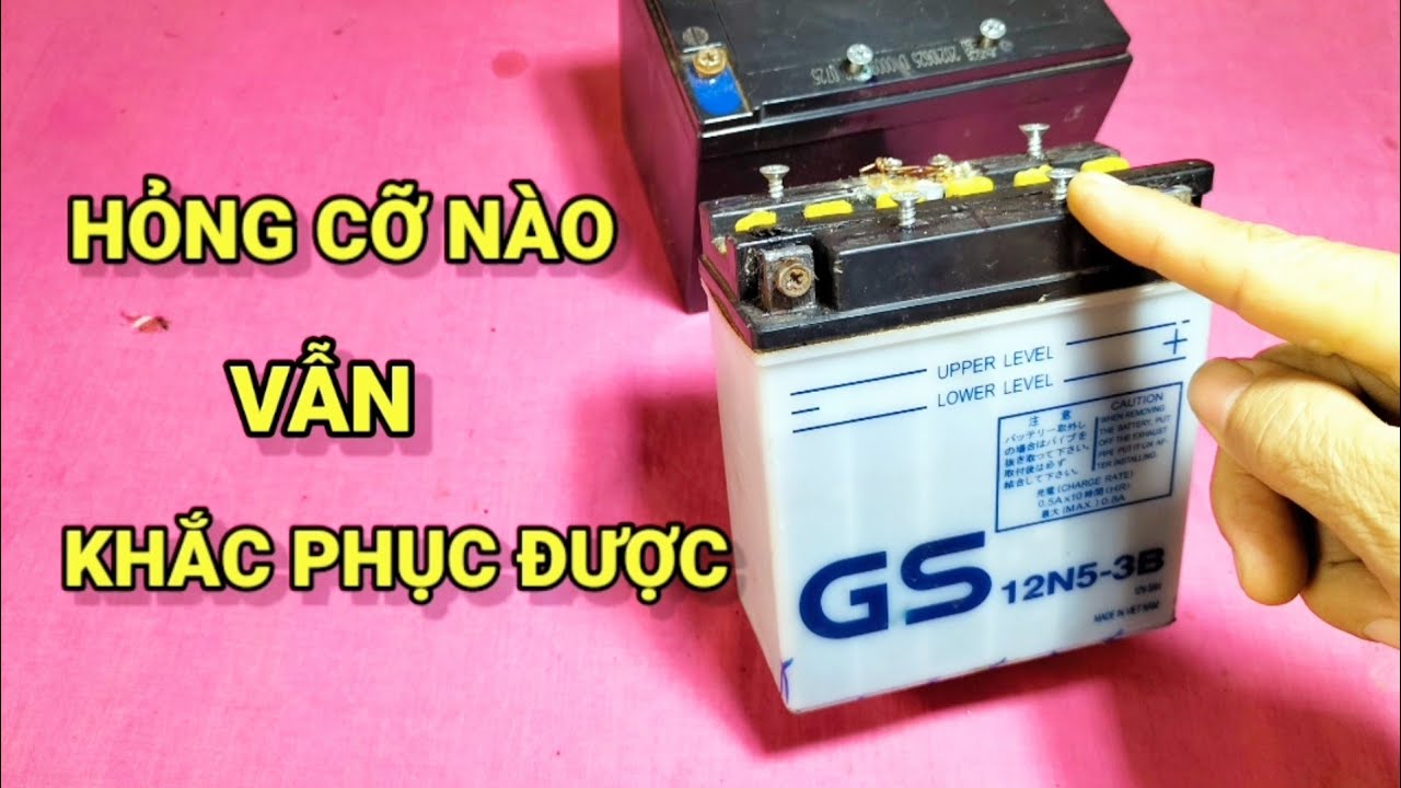 Cách chế bình ắc quy hỏng cỡ nào mà vẫn đem ra sử dụng tốt  @nhanongtv1