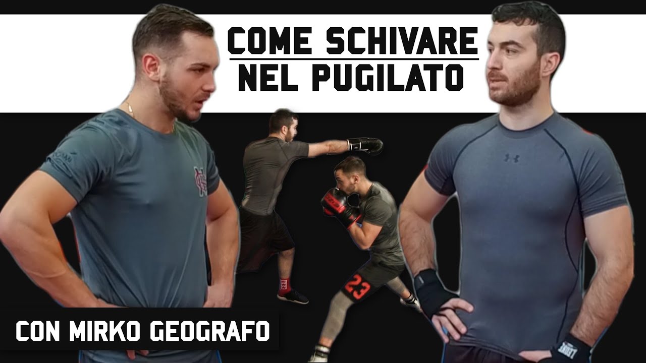 Le schivate nel pugilato - con MIRKO GEOGRAFO - come schivare per replicare velocemente