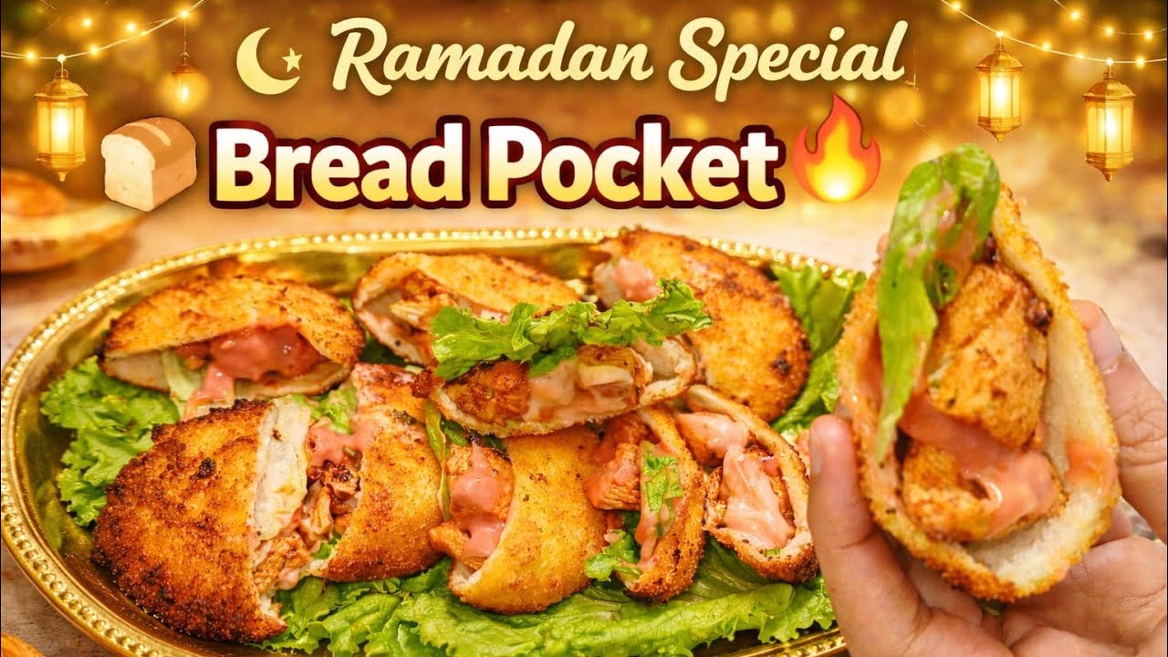 Chicken bread pockets recipe Ramzan special 2026 recipe by kitchen With Rabia snack recipe