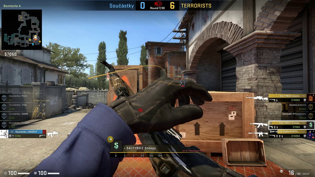SP&Scaron;E Tournament 2019 - SALTYBOIZ vs Souč&aacute;stky - de_inferno