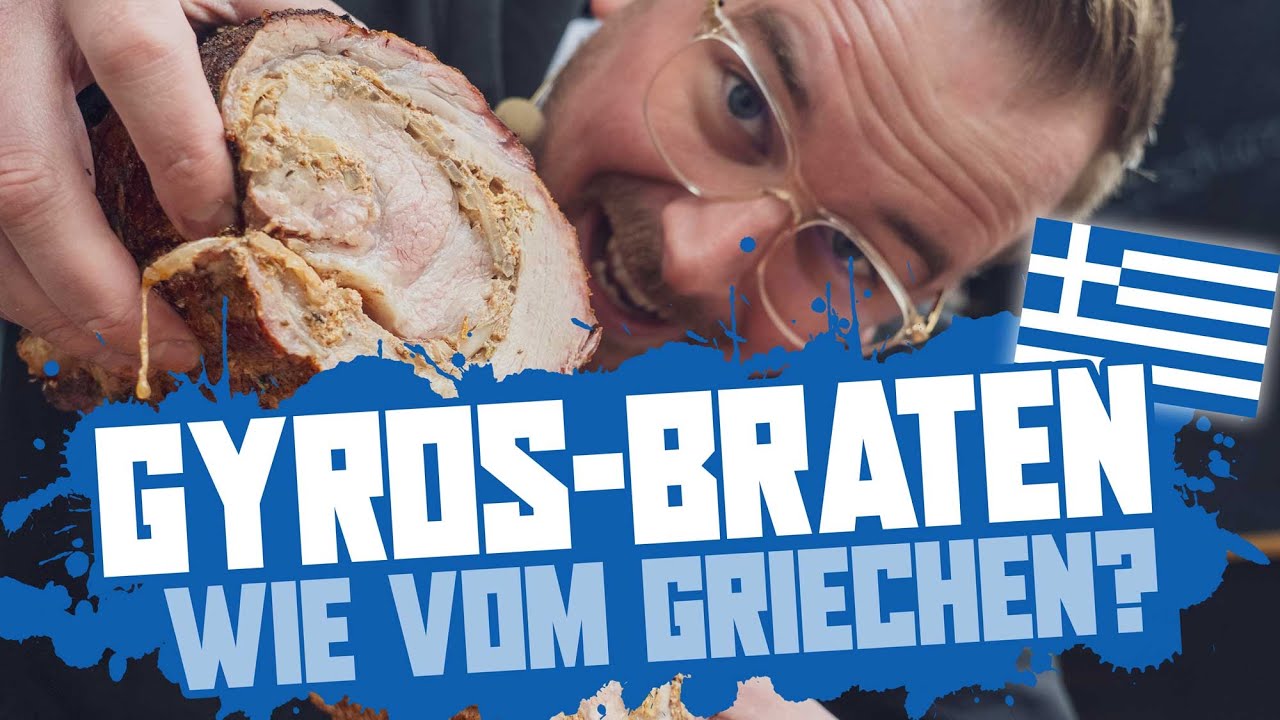Saftiger Gyros Rollbraten vom Kamado Joe | Keramikgrill