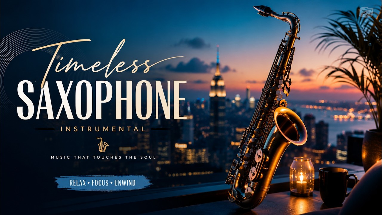 Dreamy Saxophone Melodies 🎷 Romantic Smooth Jazz for Night Relaxation