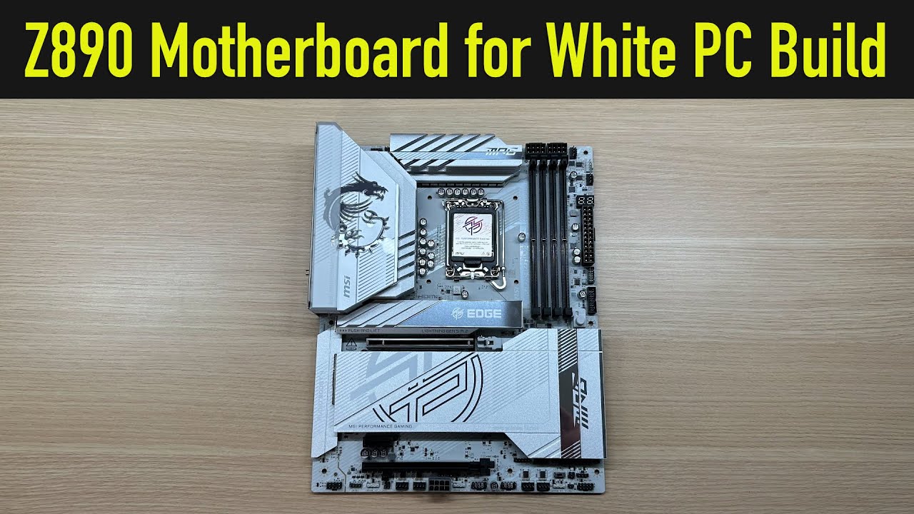 The Perfect White Motherboard: MSI MPG Z890 EDGE TI WIFI