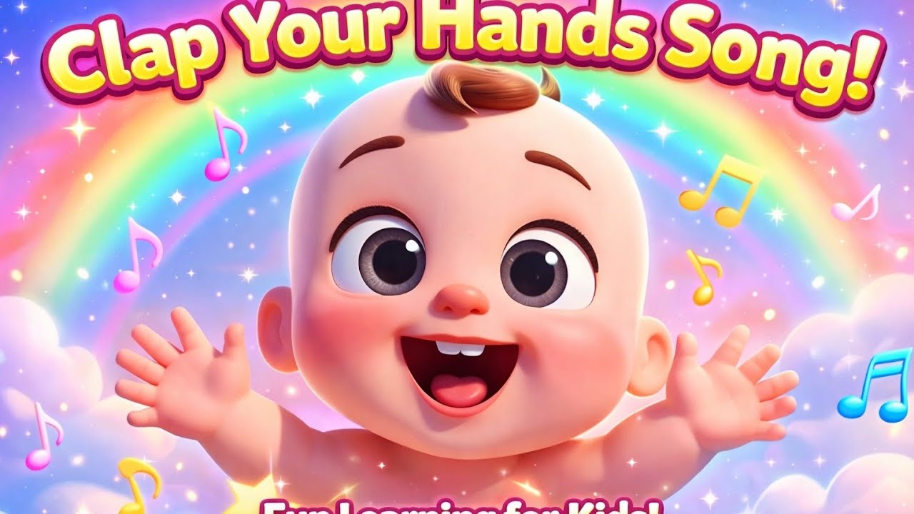 Happy Baby Action Rhyme | Clap & Smile! 😊