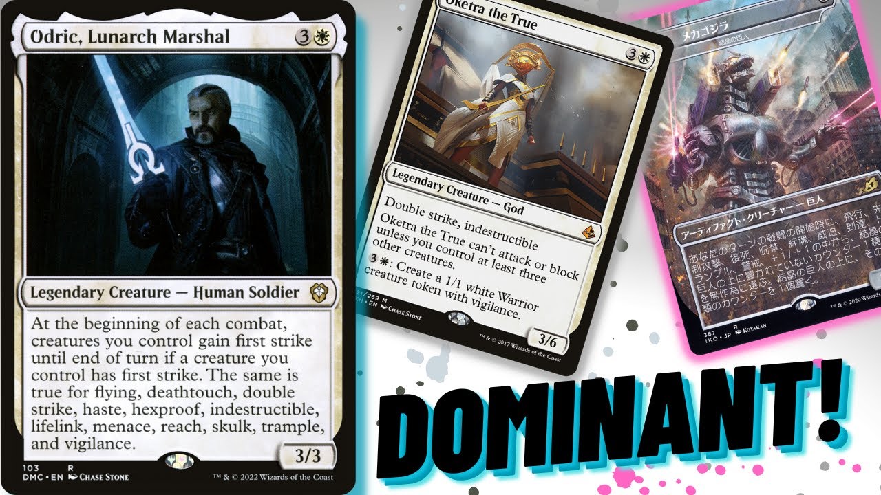 The BEST Mono-White Commander | Odric, Lunarch Marshal | Historic Brawl