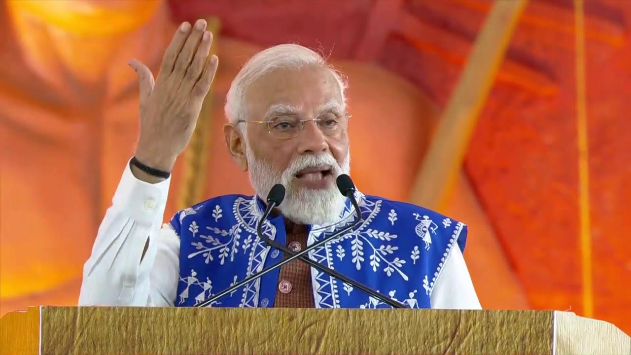Janjatiya Gaurav Divas celebration in the presence of Hon'ble PM Shri Narendra Modi at Dediapada