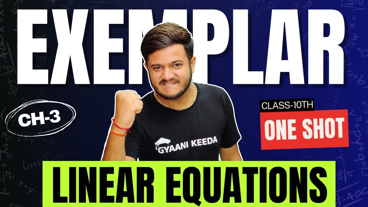 CH-3 Linear Equations Class 10 Maths ||NCERT Exemplar Problems Class 10 Maths ||CBSE 2024 BOARDS ||