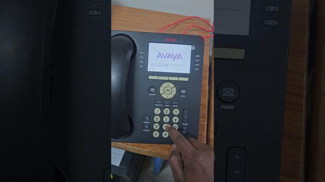 Avaya IP telephone resetting #avaya