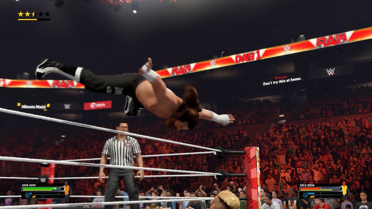 WWE 2K25 sami zayn vs solo sikoa
