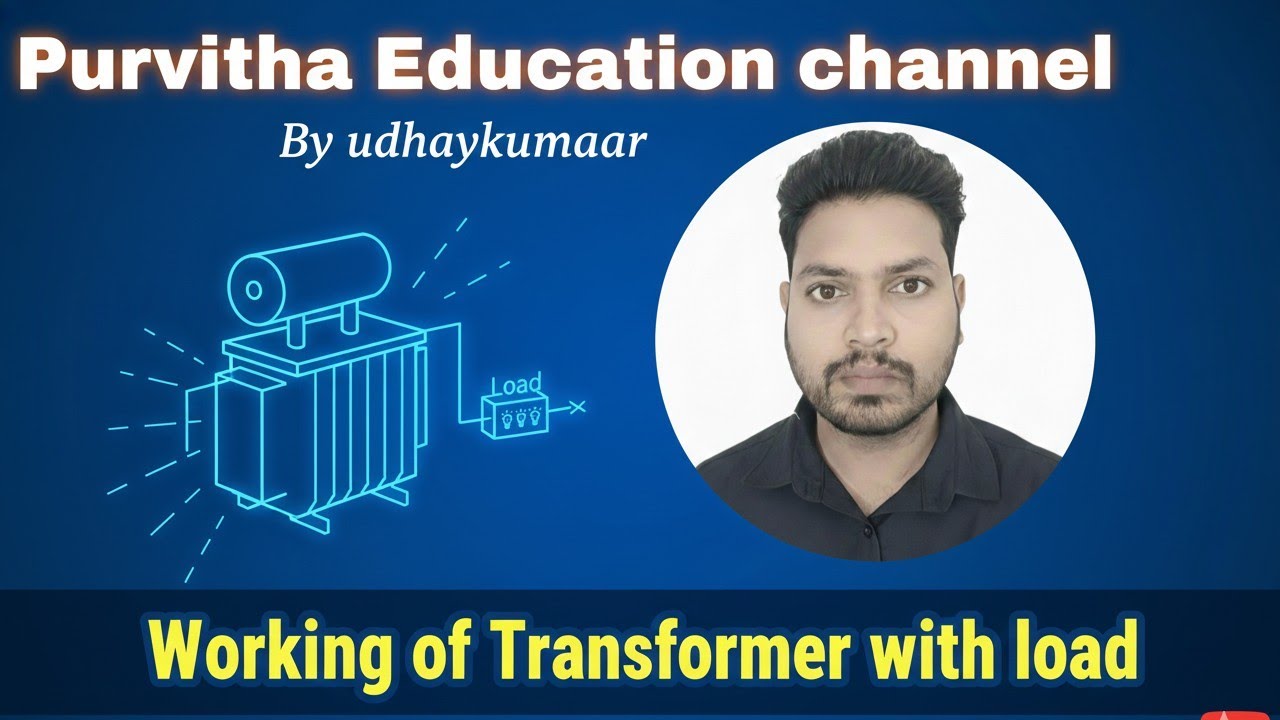 Electrical A.C Machines:Working of Transformer on load (Lagging,Leading,Unity Power Factor)