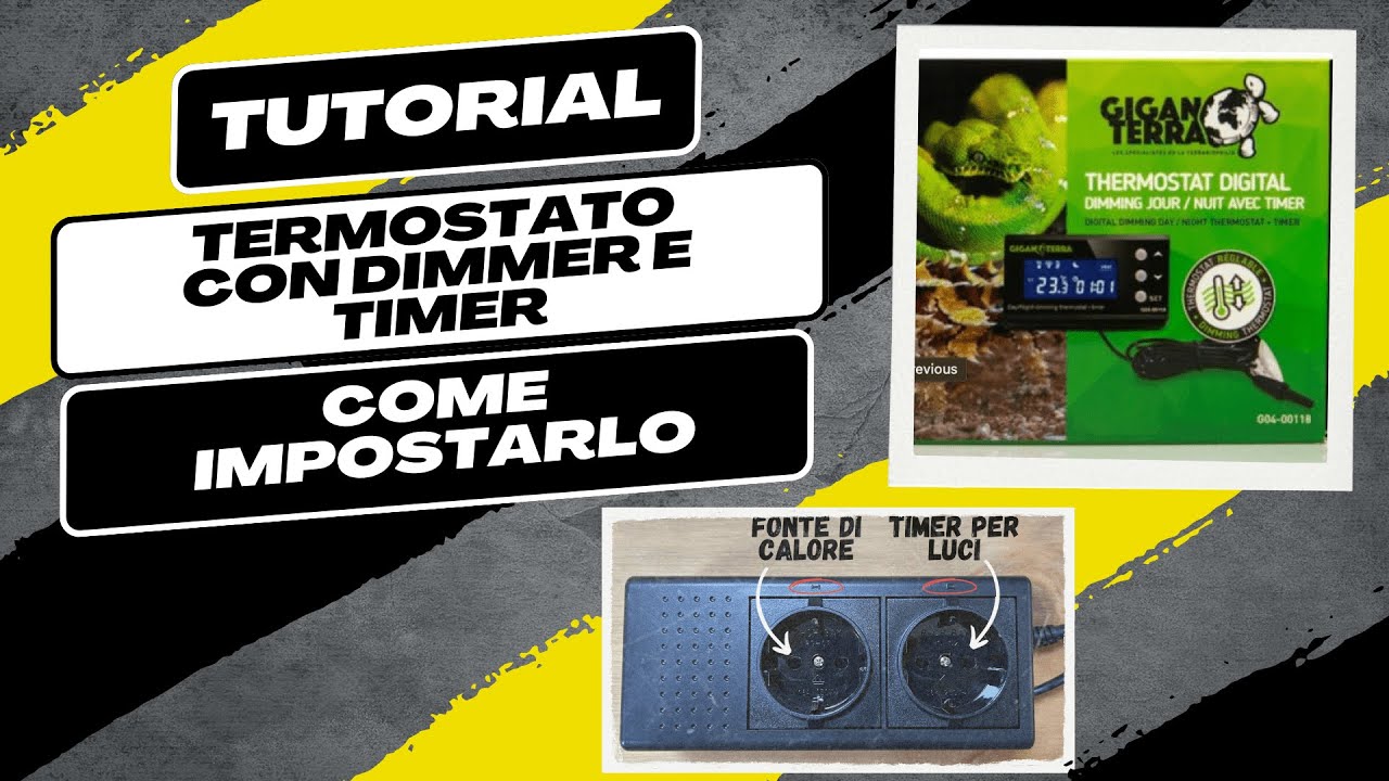 TERMOSTATO DIGITALE CON DIMMER - GIGANTERRA - TUTORIAL - BASSI GARDEN
