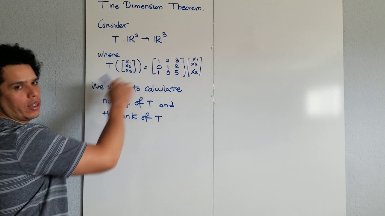 Dimension Theorem 1