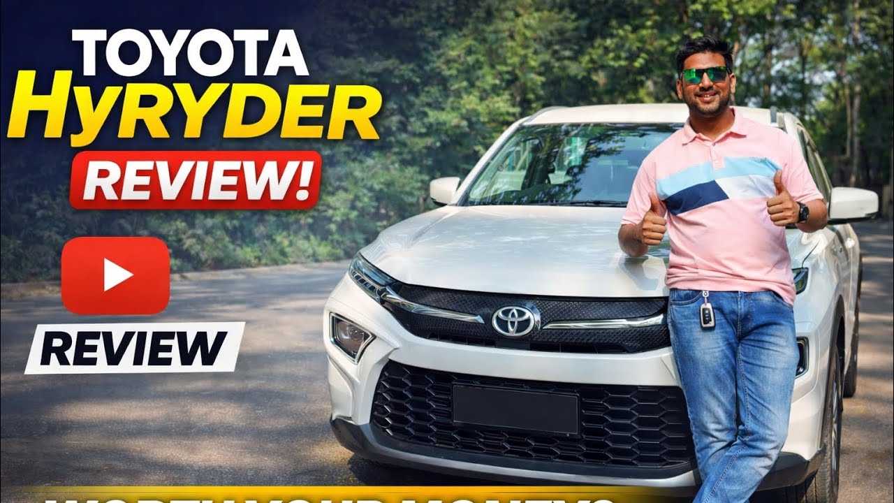 🚗 Toyota HyRider Hybrid – Full Review & Features | Best Hybrid SUV in India? 🔥#automobile #asia 
