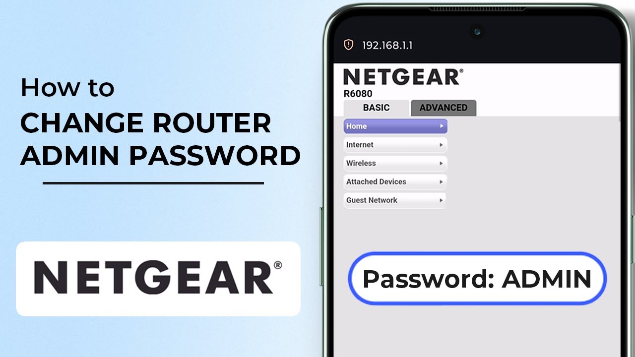 ✅ How to change admin login password on NETGEAR router on phone | Admin v1