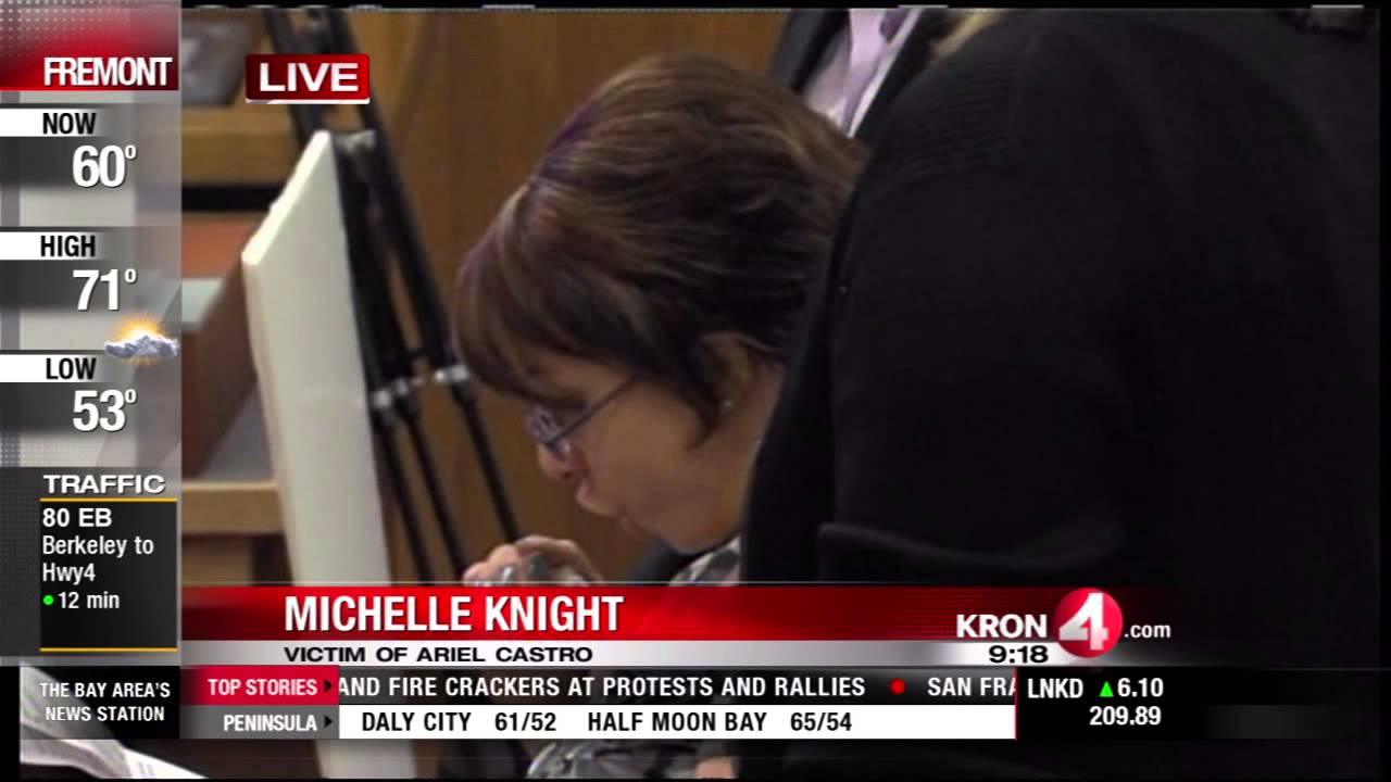 Ariel Castro in court Part 2 (Victim, Michelle Knight Speaking)