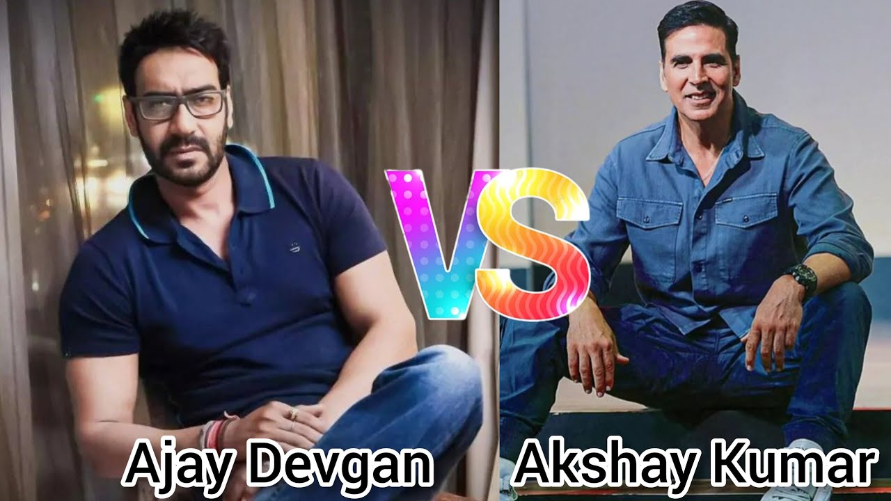 Ajay Devgan 🤜🆚🤛 Akshay Kumar Top 10 highest grossing movies comparison video 📷