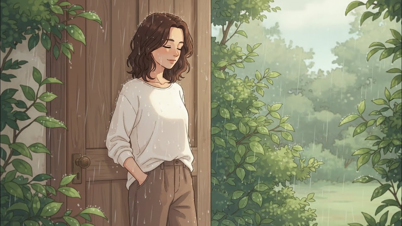 A Quiet Night at Home While Rain Falls Softly on the Roof / ASMR