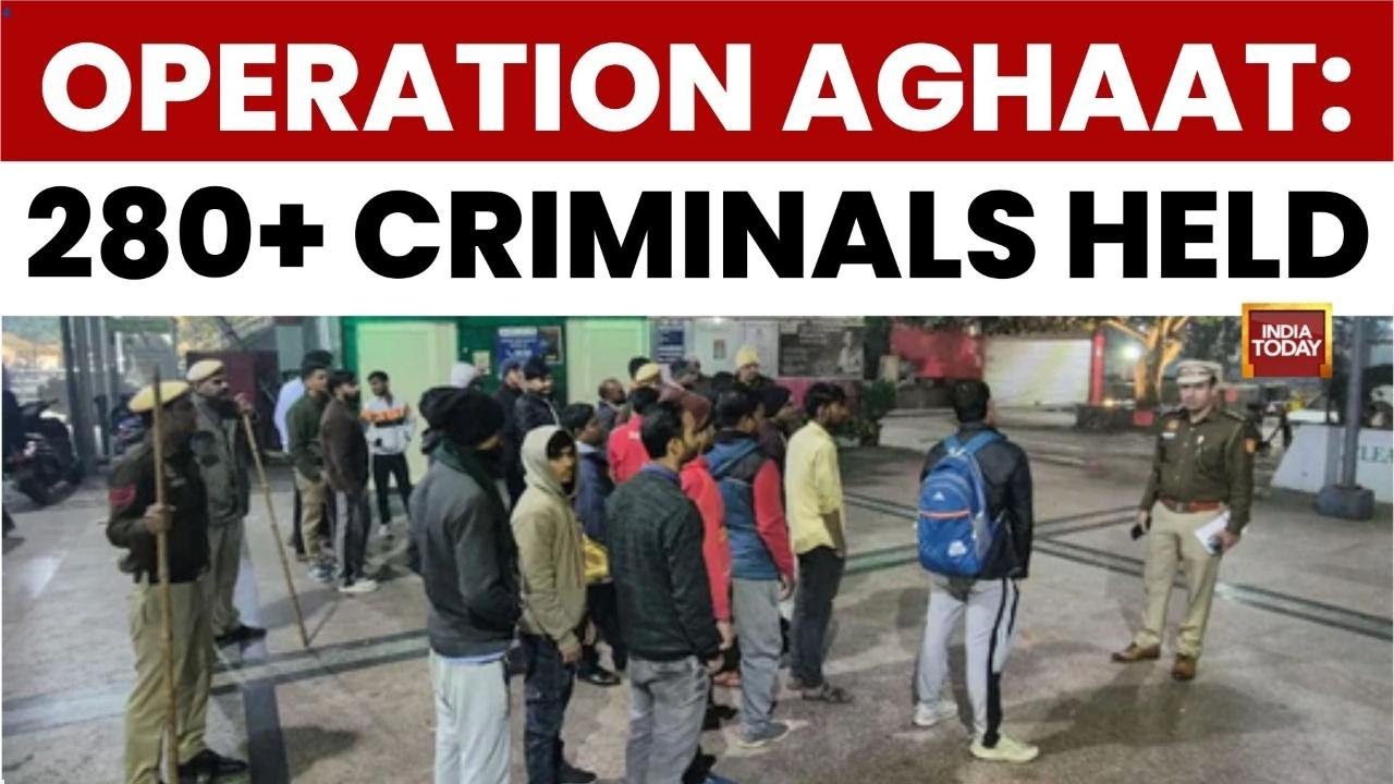 Delhi Police's 'Operation Aghaat': Massive Pre-New Year Crackdown Sees Over 280 Arrests