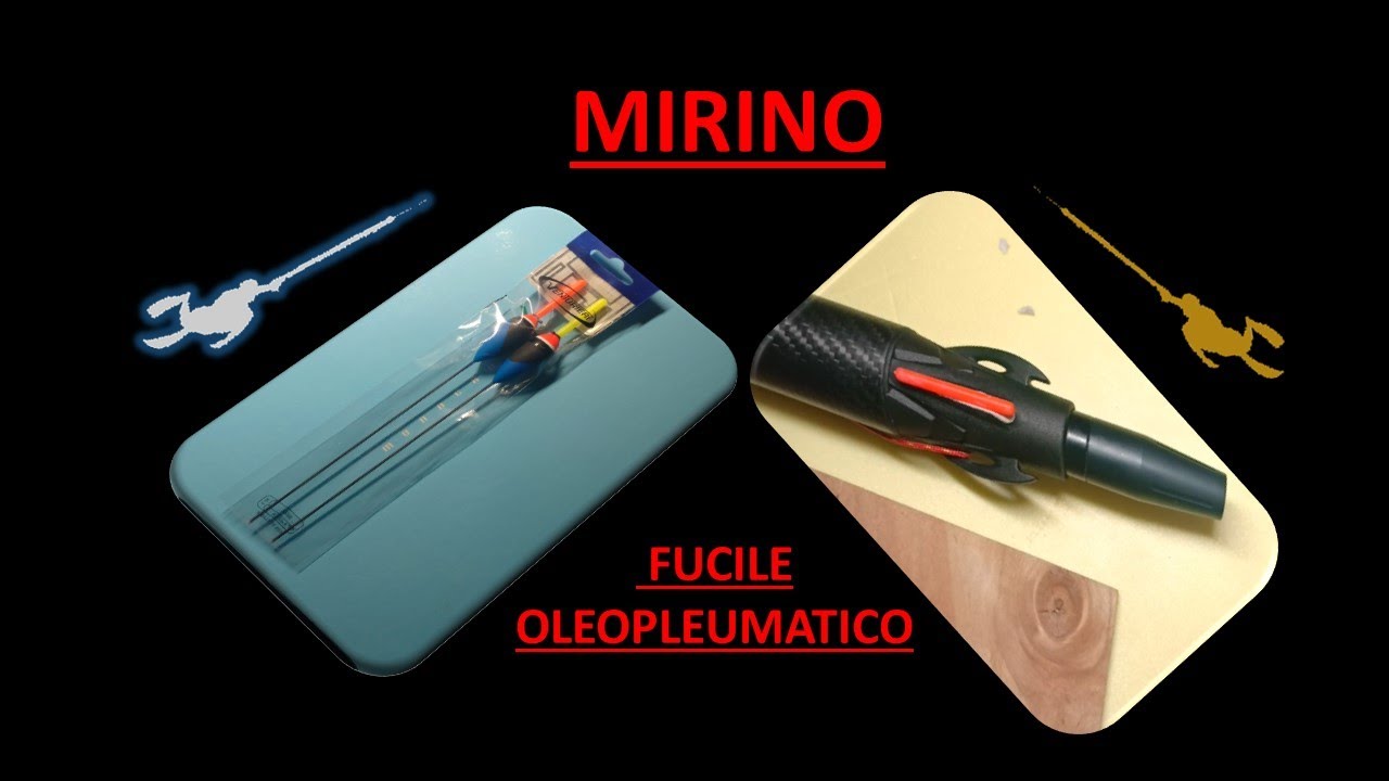 mirino fucile oleopleumatico pesca sub- dark side 99.9 Salvimar