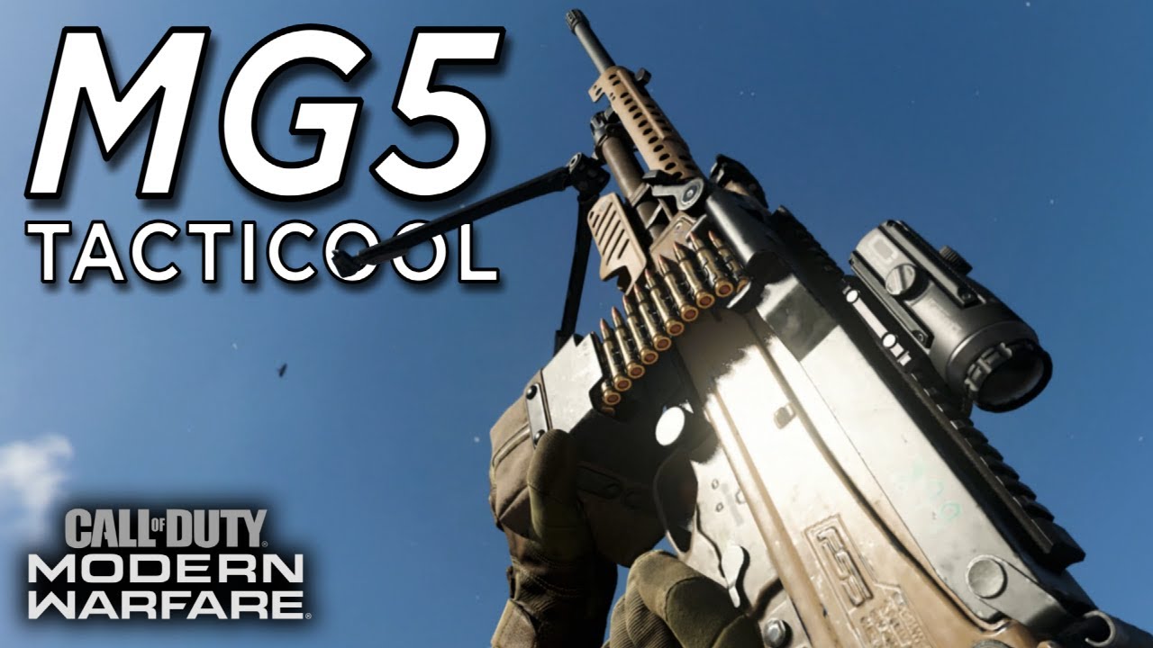 Tacticool HK MG5 in Modern Warfare 2019 Gameplay