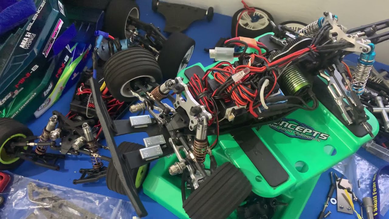 IT GOT RAN OVER!! Re Building my losi Mini T 2.0 got another losi mini to quickly repair my 2.0