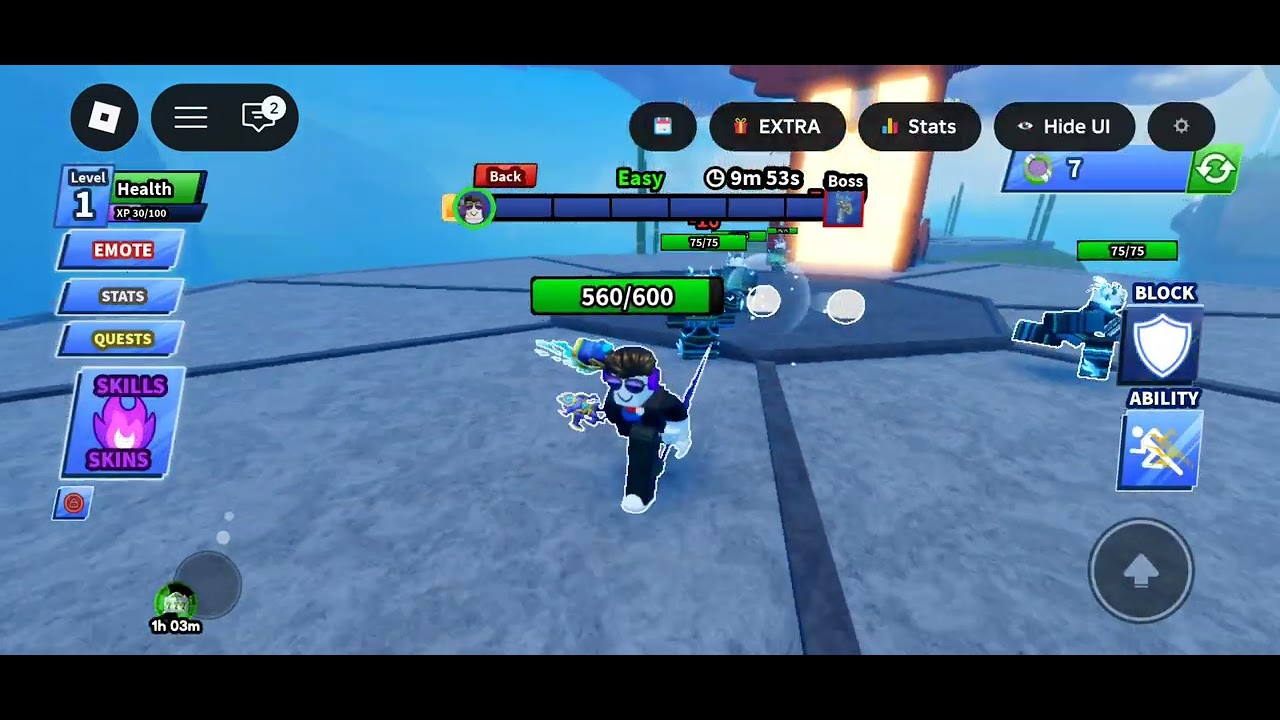 Me playing blade ball but i don't know how to get out of torment 😂😭😂😭