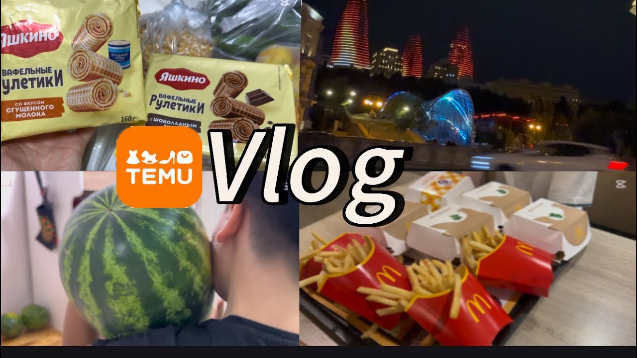 NIYƏ VİDEO ÇƏKMİRDİM?🌸BÖYÜK TEMU ALIŞVERİŞİM💕