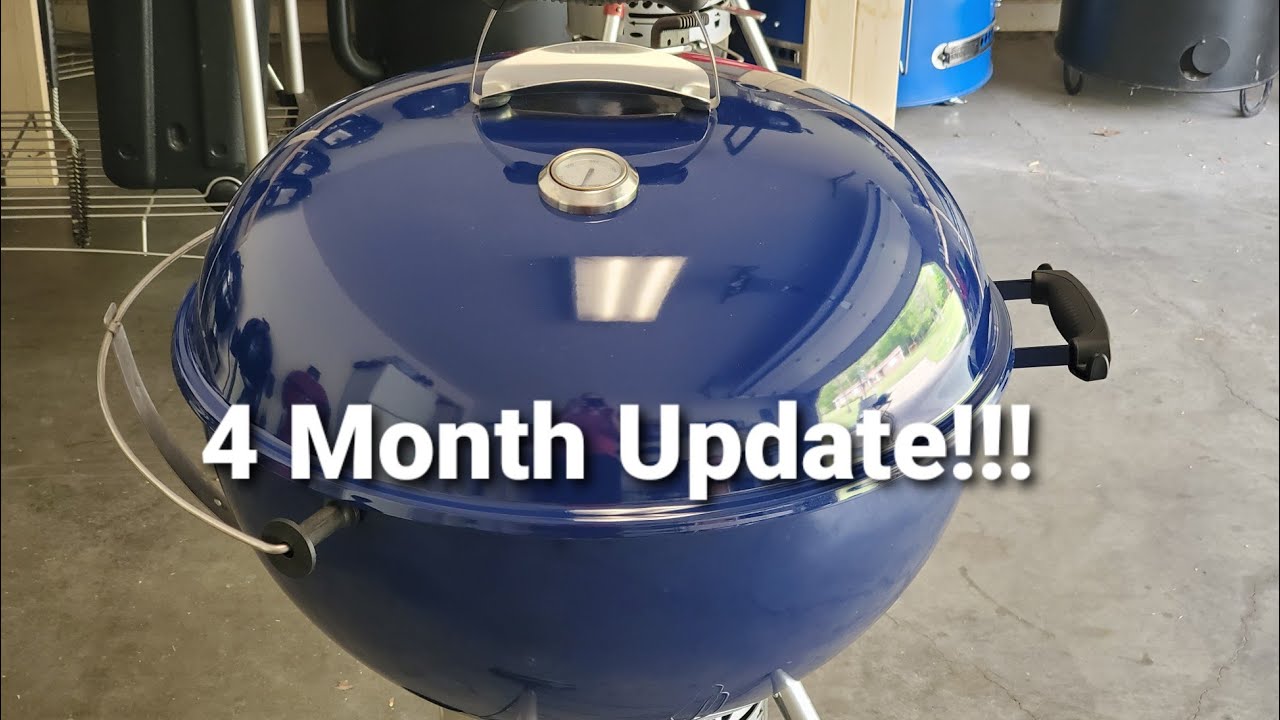 Weber Kettle Deep Ocean Blue 4 Month Review and Update