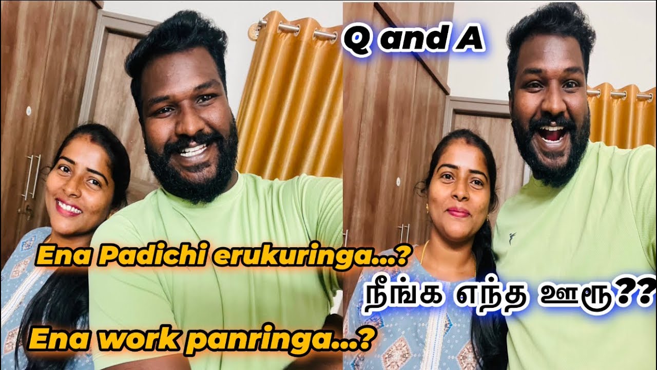 ♥️நீங்க🤩 கேட்ட questions-க்கு❓Answer 😍பண்ணிருக்கோம்😊 #Ajith_vino#tamilvlog #youtube #trending 