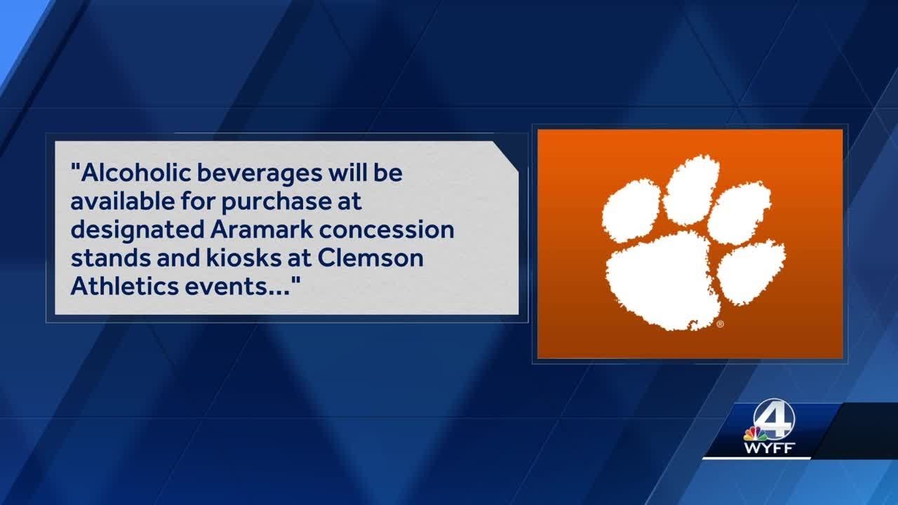 Clemson to sell beer at athletic events