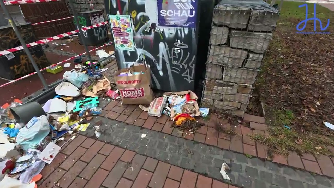 Hildesheimer Stadtbild nach Silvester - Hier fühlt man sich doch wohl!