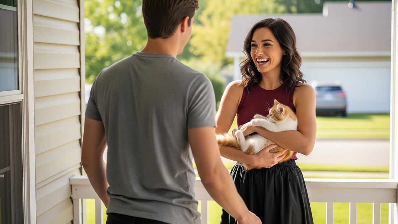 Her Basement Cat Trapped Her… Then She Said, “You Didn’t Come Here For Him, Did You?”