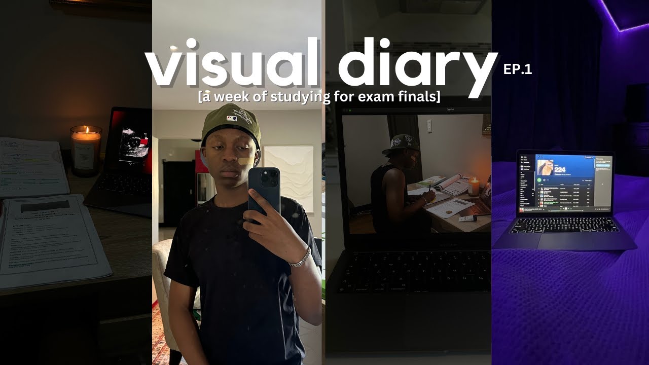 visual diary ep.1: a week of studying for exams