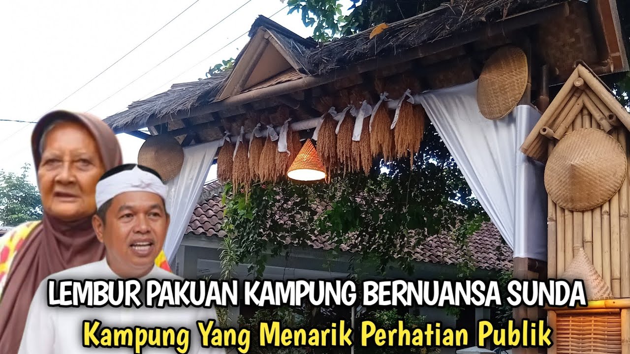 Lembur Pakuan Kampung Bernuansa Sunda Yang Menarik Perhatian Publik