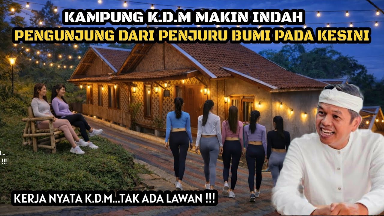VIRAL KE LUAR NEGRI...! Kampung K.D.M Kini Menjadi Wisata Baru Terviral 2026