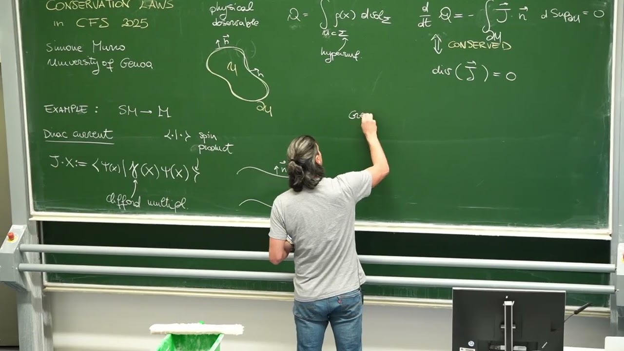Inherent structures II (surface layer integrals and conservation laws)