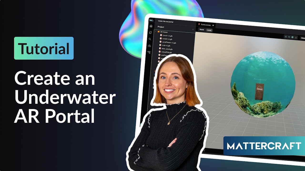 Create an Underwater AR Portal in Mattercraft | Tutorial