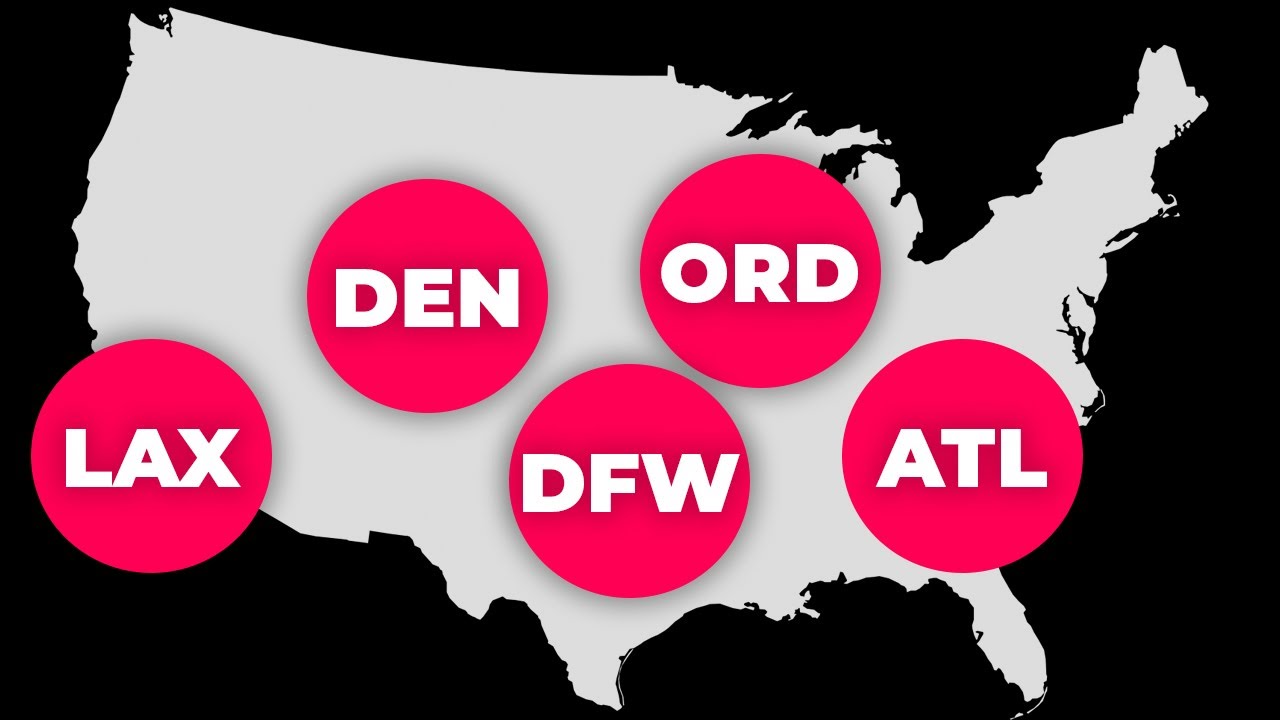 How Five Airports Control America