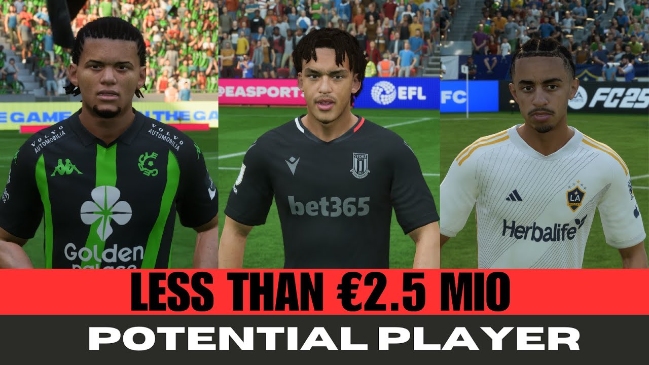 EAFC 25 | Best Players Less Than €2.5 Mio for CAREER MODE With REAL FACE + Cheap Potential Talents