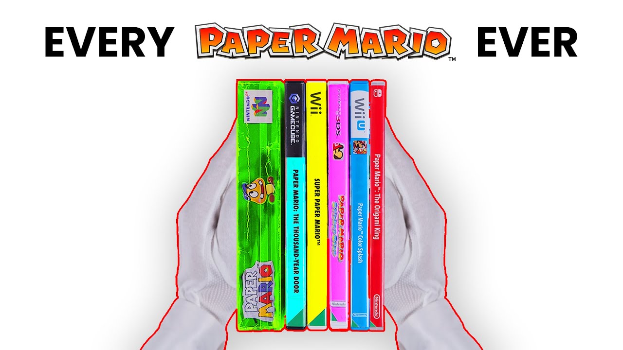 Unboxing Every Paper Mario Game Ever (2000-2023)