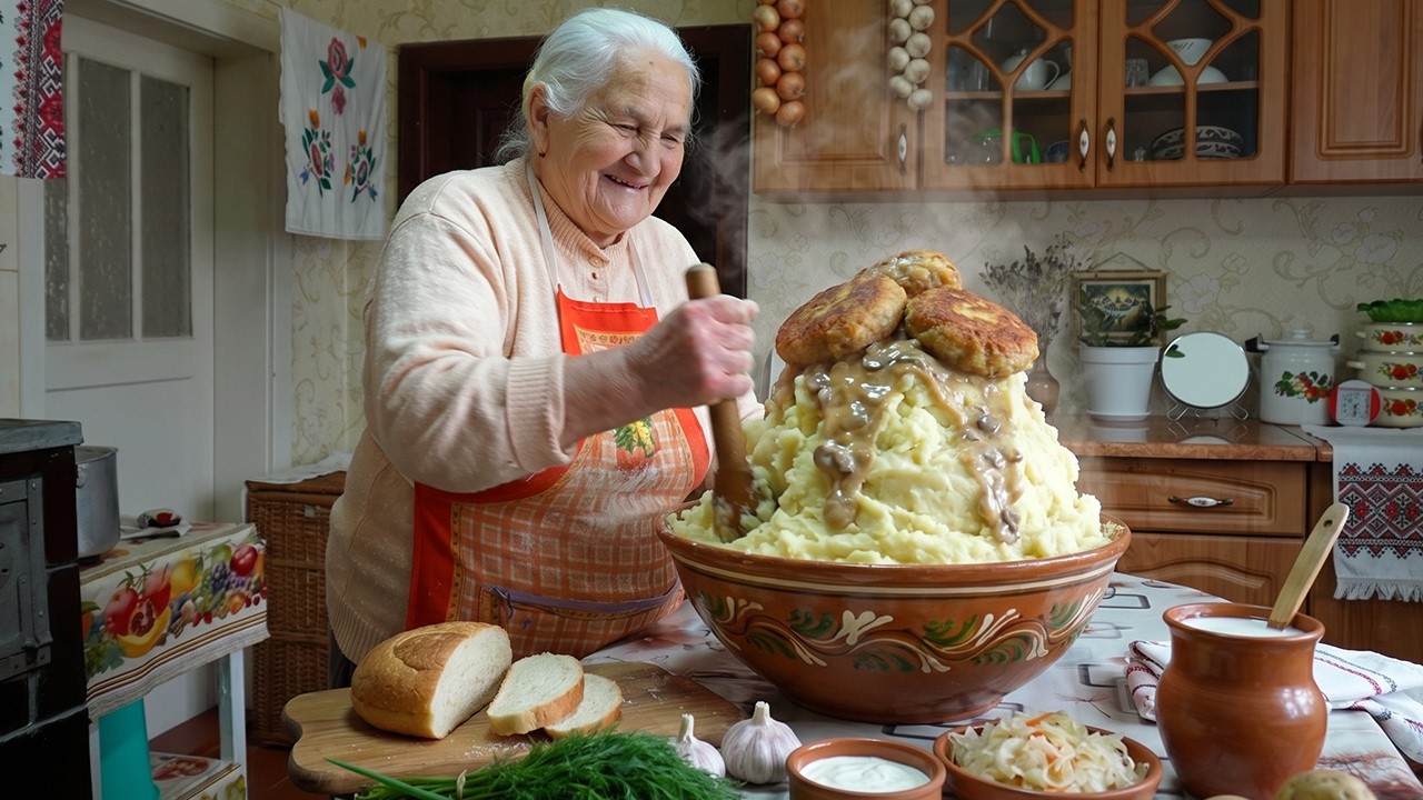 Real Life of an 86-Year-Old Grandma in a Remote Carpathian Mountain Village