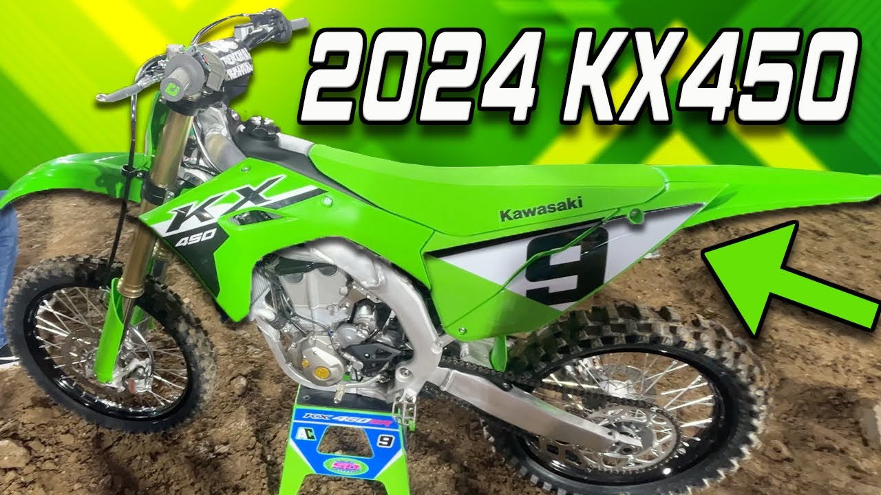 First Look At The NEW 2024 Kawasaki KX450 👀