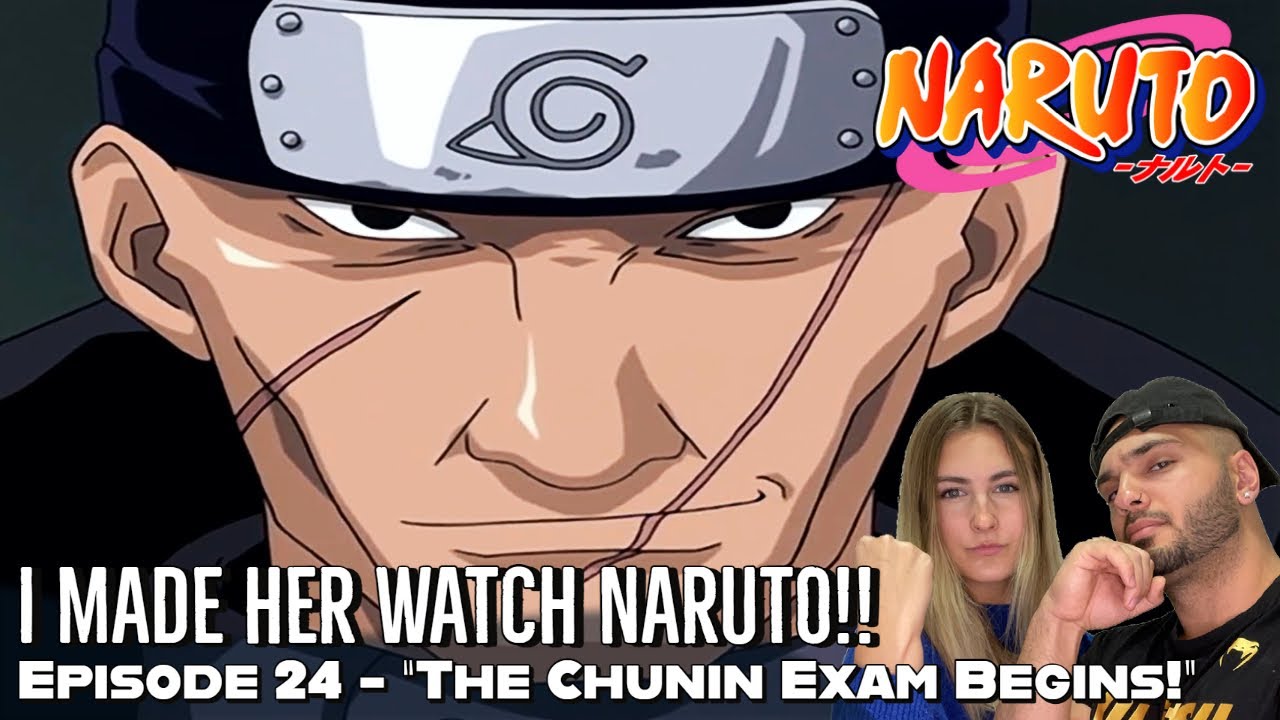 IBIKI'S MIND TRICKS! GENIN ARE EXPECTED TO CHEAT ON THEIR EXAMS! Girlfriend's Reaction Naruto Ep. 24