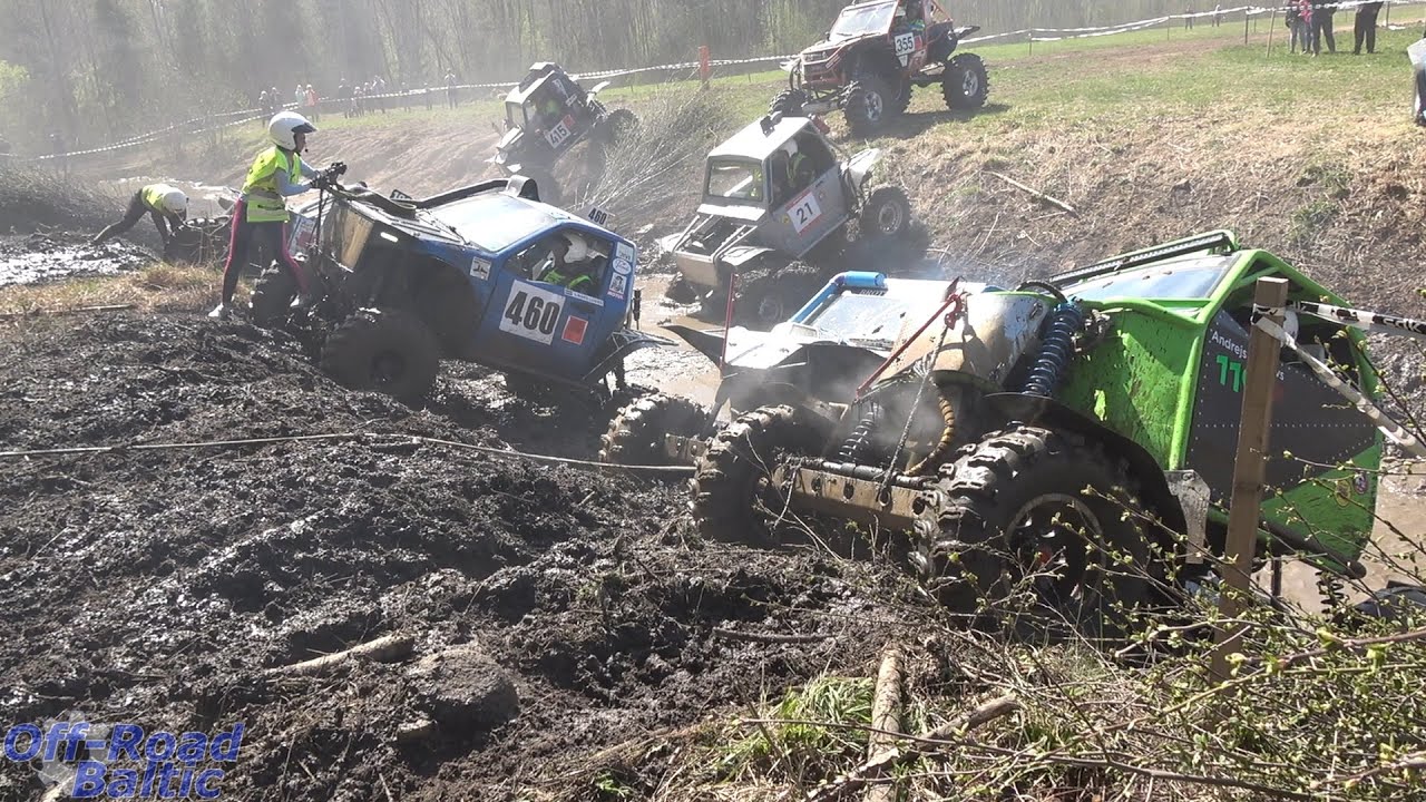 4x4 Off-road Rebuilt and self-built off road Vehicles  in mud race, Diksalas 2022  ET 2, ET 1