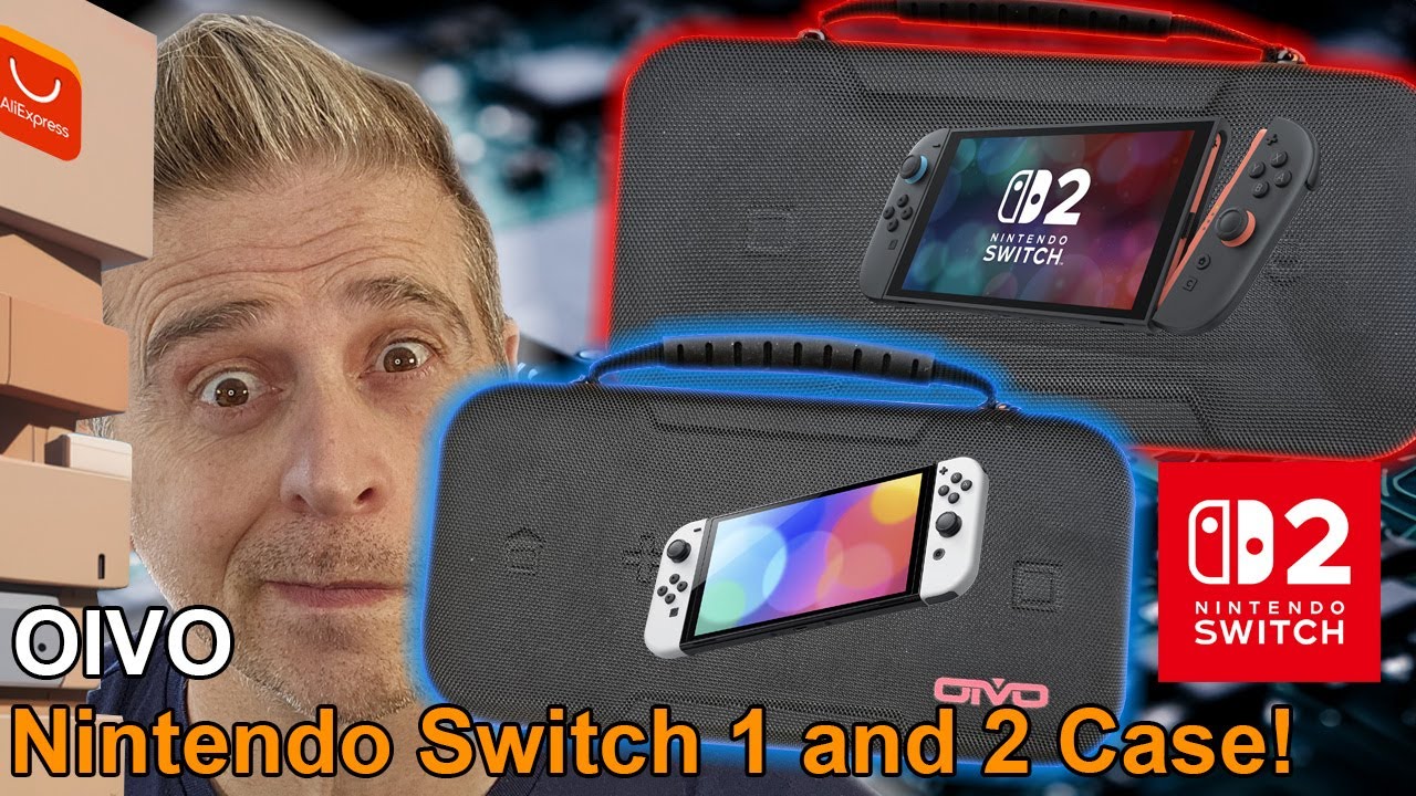 Aliexpress OIVI Nintendo Switch 1 and 2 carry case! unboxing & mini review