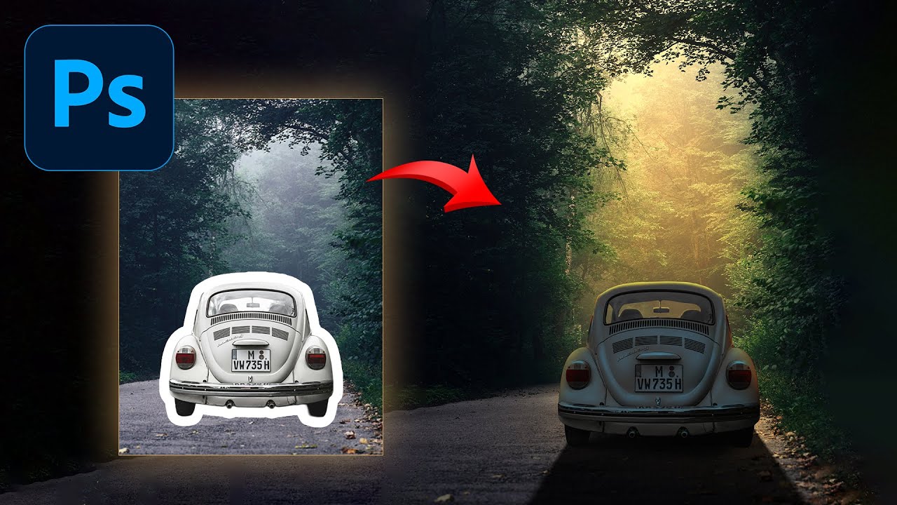 👉 TRUCOS de COMPOSICIÓN en Photoshop: ILUMINACIÓN + INTEGRACIÓN REALISTA 💡