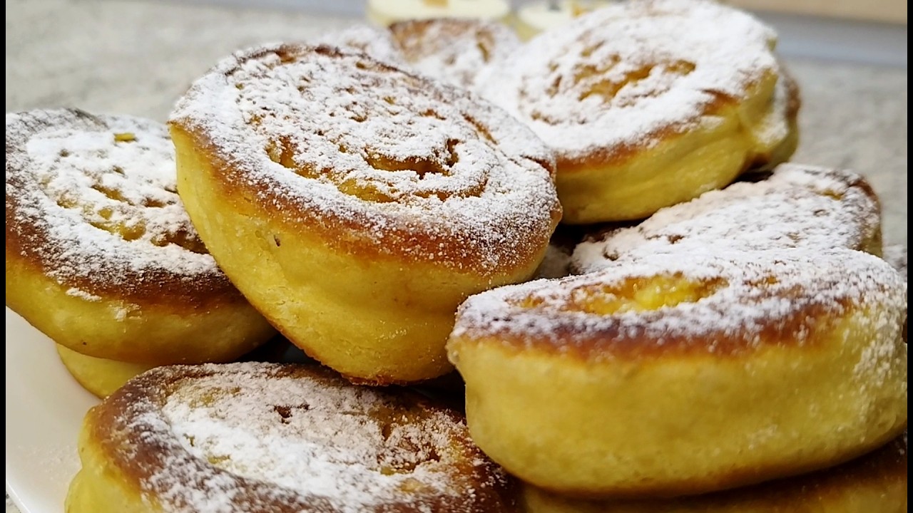 Ленивые ЯБЛОЧНЫЕ ПИРОЖКИ на Сковороде за 30 минут Аппетитный Десерт